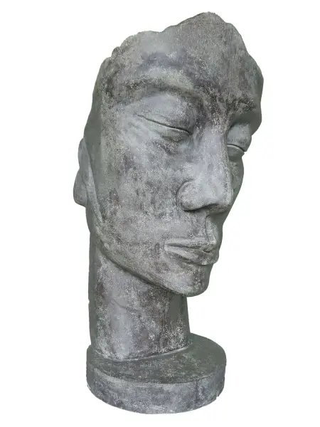 Product image 3 of the product “Mask Human 01 (inclined to the right) original by the artist - 150m height ”